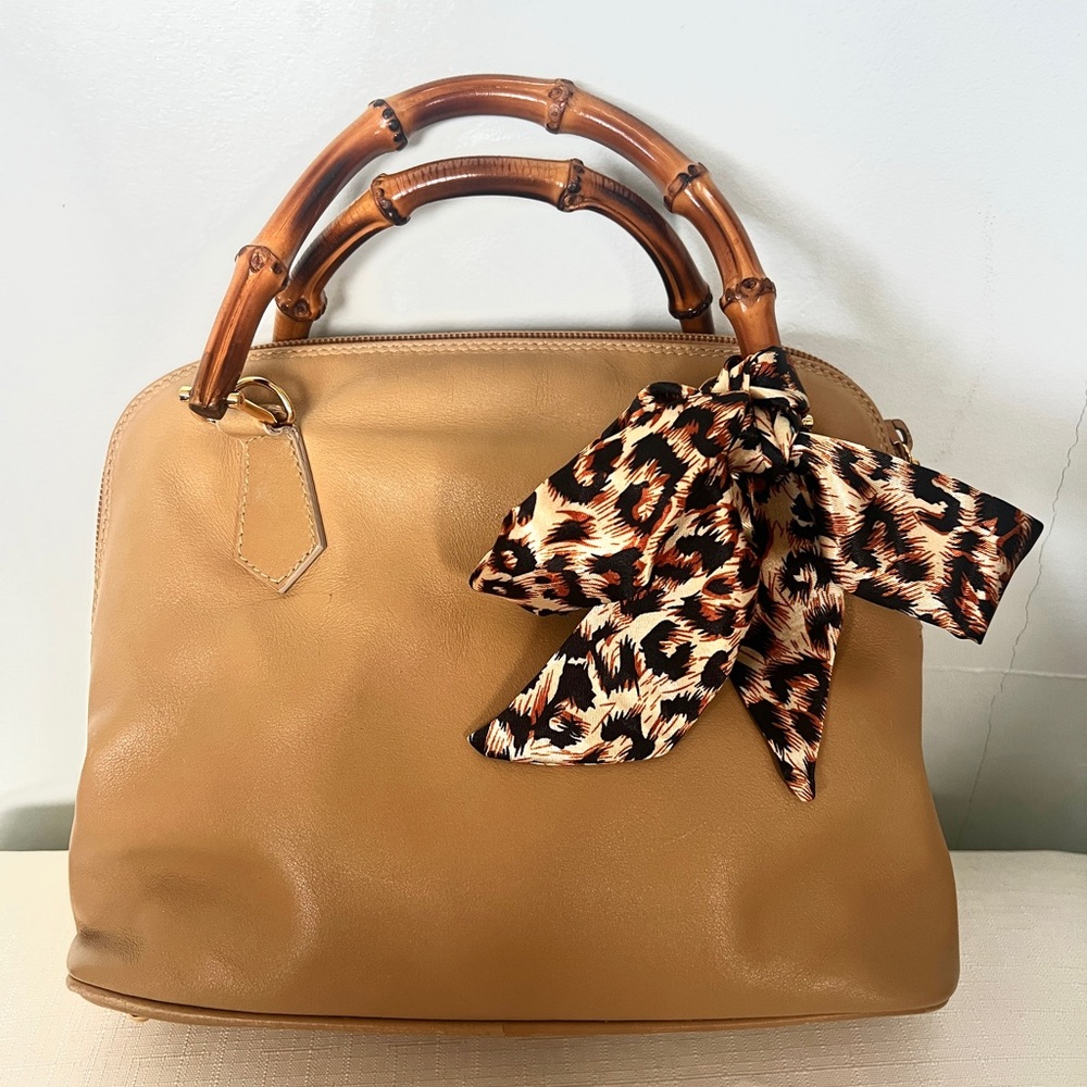 Authentic Vintage Gucci Bamboo Handle Bag
